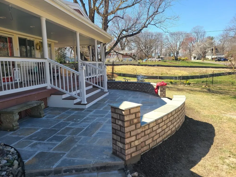 Custom yard cleanup service for residential properties in Fredericksburg, VA by FH Landscaping