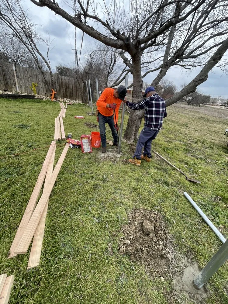 Custom landscape installation with custom design across River Oaks, TX - F&H Lawn Construction Services