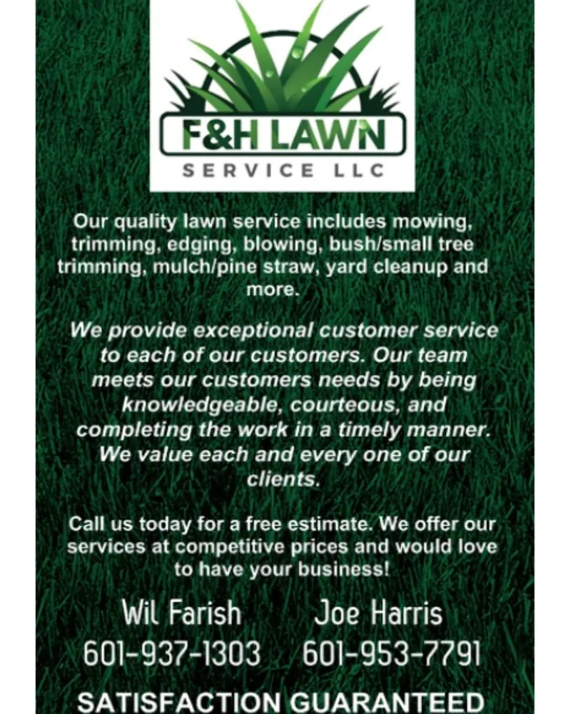 Local landscape installation for residential properties in Brandon, MS by F&H Lawn Service
