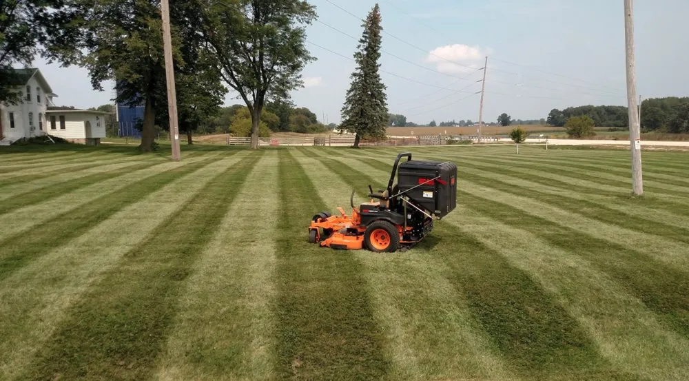 Custom landscape installation for beautiful yards in Beaver Dam, WI by Fiddler's Green Lawn Care & Snow Removal