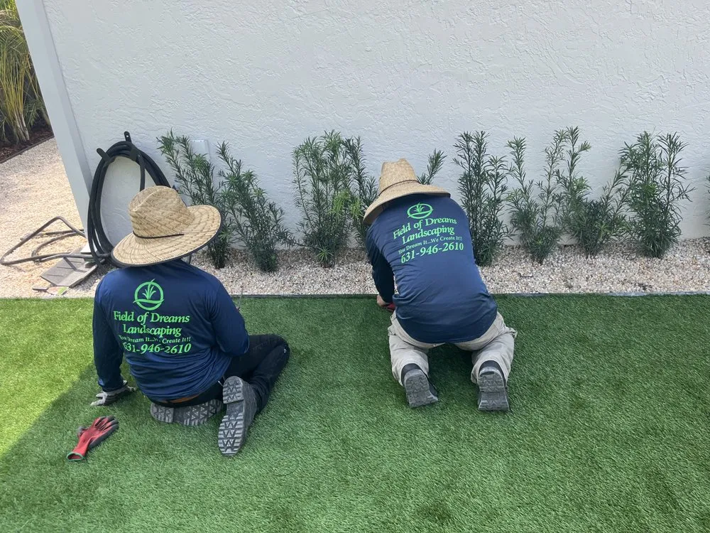 Professional landscape design in Hollywood, FL - Field of Dreams Landscape