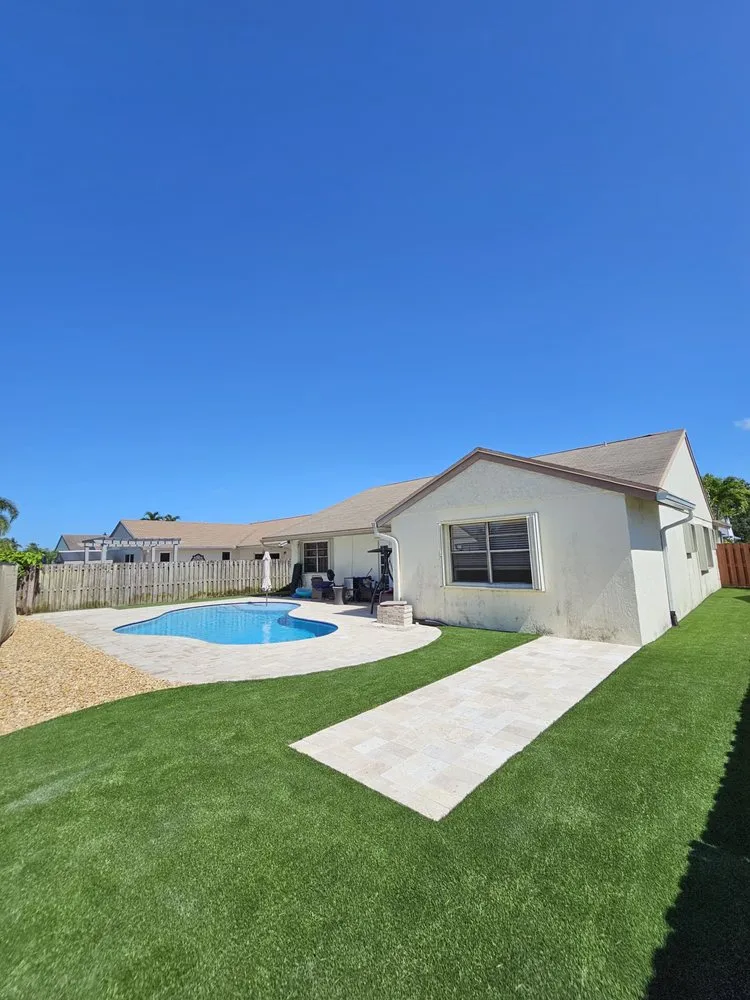 Expert landscape installation with custom design across Hollywood, FL - Field of Dreams Landscape