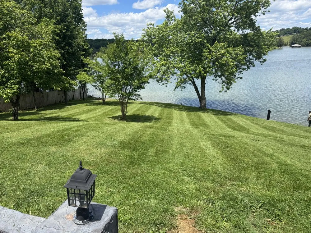 Top-rated lawn mowing service in Sevierville, TN by Fields Landscaping Services