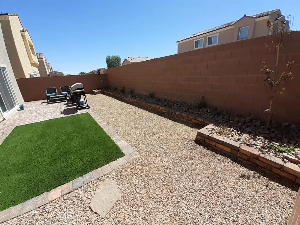 Top-rated landscape design with custom design in North Las Vegas, NV by Fierros Services