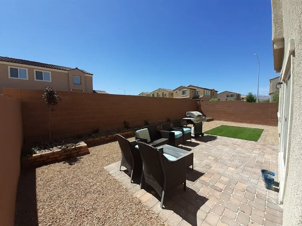 Local garden landscaping for homes in North Las Vegas, NV by Fierros Services