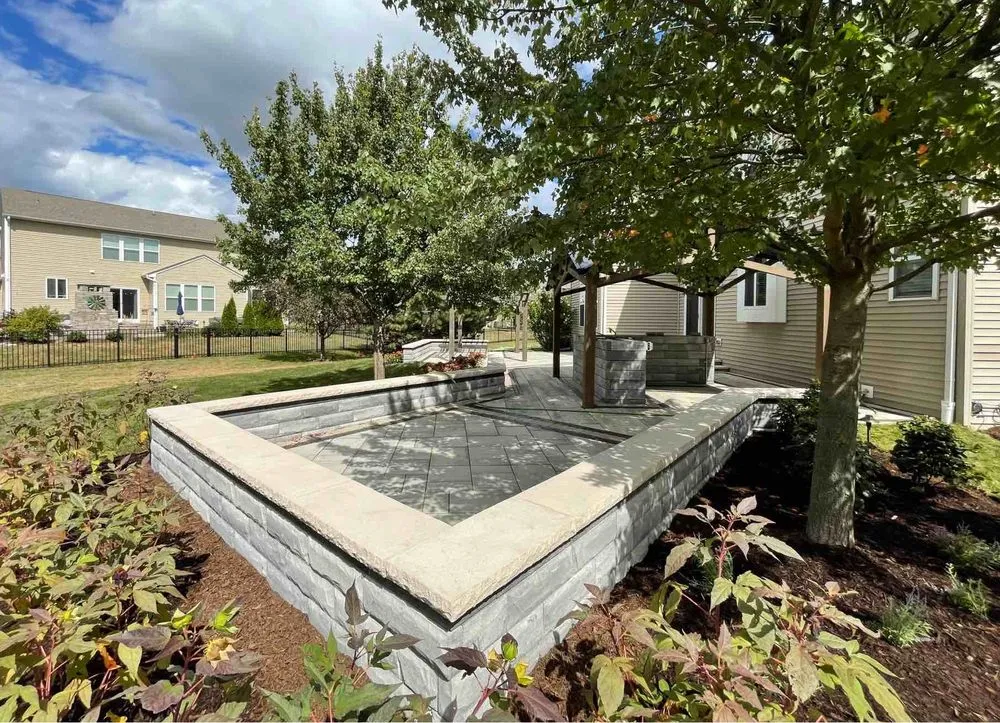 Custom lawn mowing service with custom design across Oswego, IL - Figgins Trees & Turf