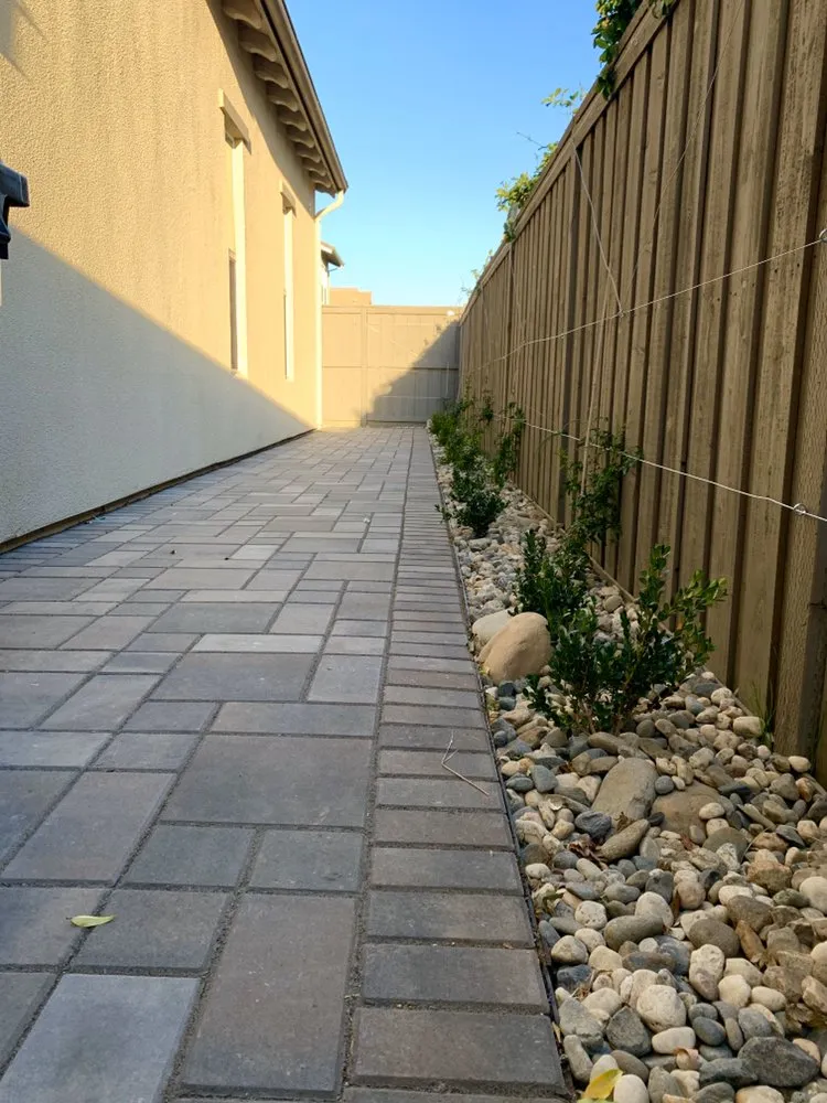 Custom landscape installation for residential properties in Woodland, CA by Figueroa Landscape