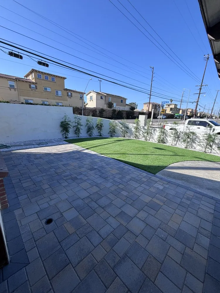 Custom outdoor landscaping in Carson, CA by Figueroa Landscaping