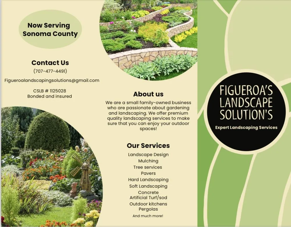 Trusted landscaping services experts serving Santa Rosa, CA - Figueroa’s Landscaping Solutions