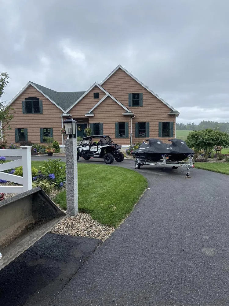 Professional landscaping services with custom design in Acton, ME by Final Touch Landscaping