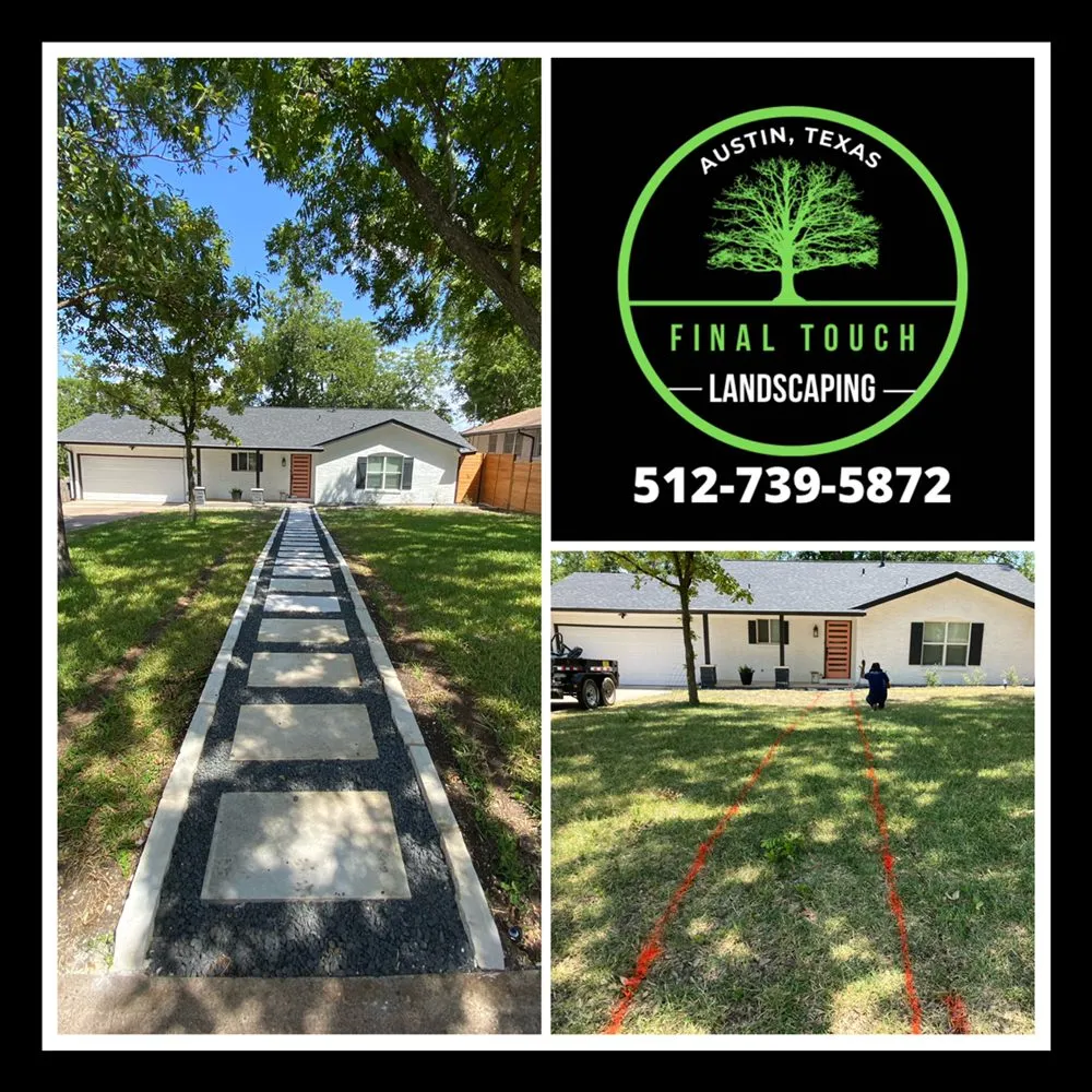 Top-rated lawn mowing service for residential properties in Austin, TX by Final Touch Landscaping