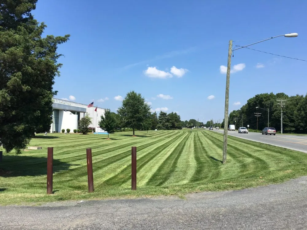 Professional landscape design in Stallings, NC by Final Touch Lawn Applications