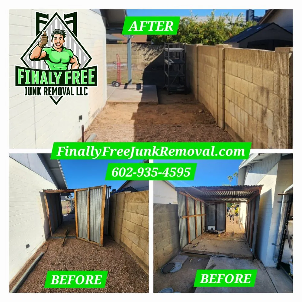 Local outdoor landscaping experts serving Phoenix, AZ - Finally Free Junk Removal