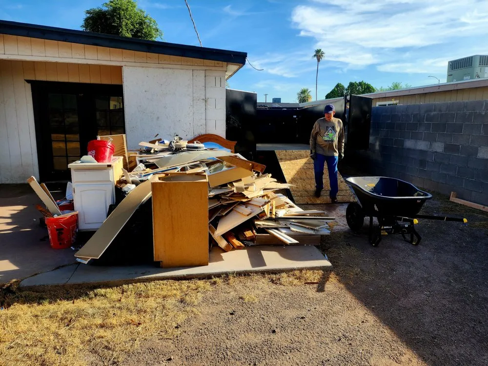 Professional landscape design near you in Phoenix, AZ by Finally Free Junk Removal