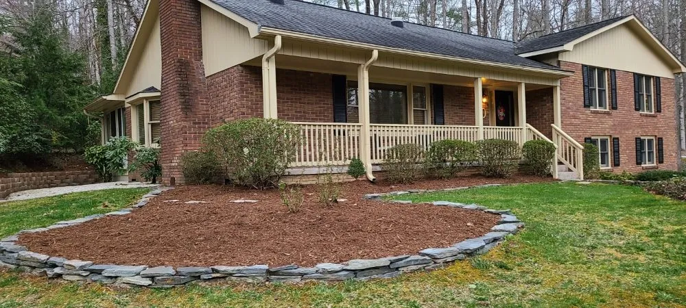 Professional garden landscaping for outdoor upgrades in Flat Rock, NC by Finch's Landscaping