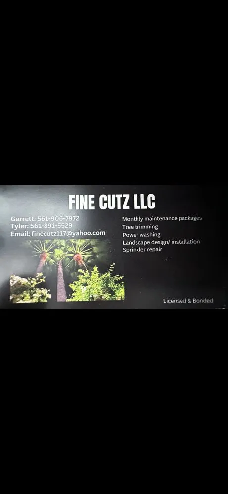 Reliable landscaping services with custom design in Royal Palm Beach, FL by Fine Cutz
