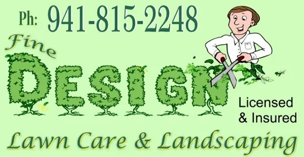 Fine Design Lawn Care Logo
