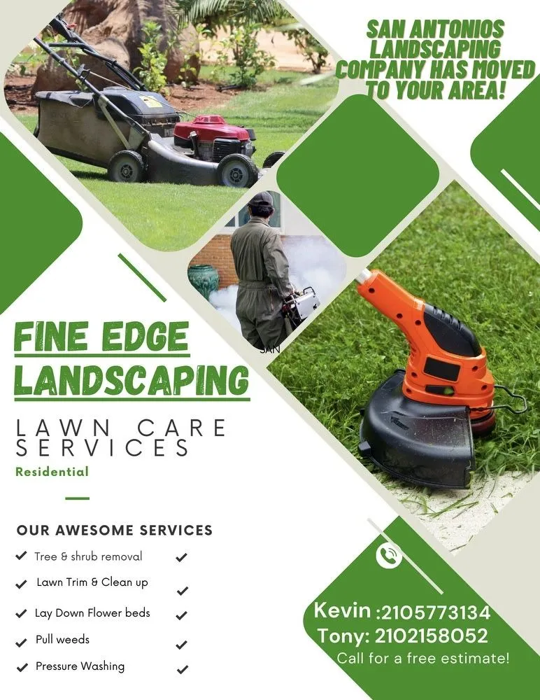 Trusted lawn mowing service for year-round maintenance across San Antonio, TX - Fine Edge