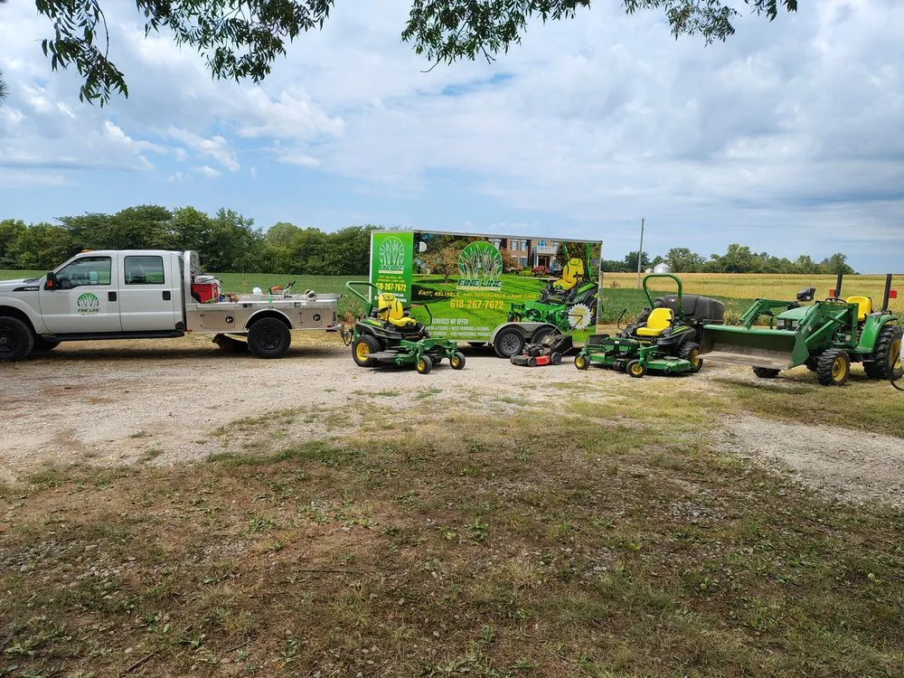 Local landscape design for residential properties in New Baden, IL by Fine Line Lawn & Landscape