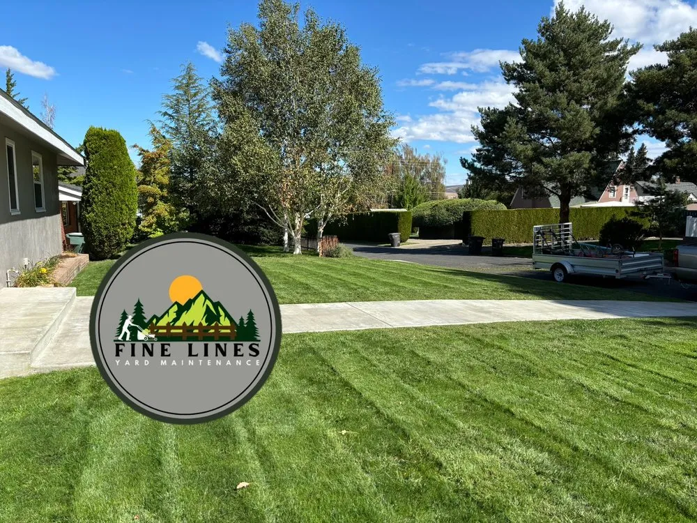 Professional yard maintenance with custom design across Yakima, WA - Fine Lines Yard Maintenance