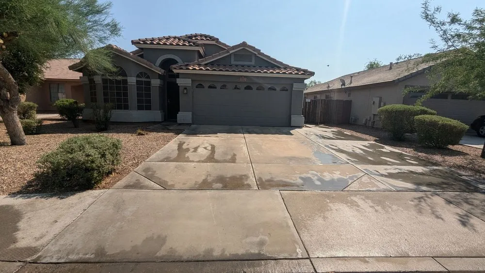 Custom landscape design with custom design in Goodyear, AZ by Fine Yard Management