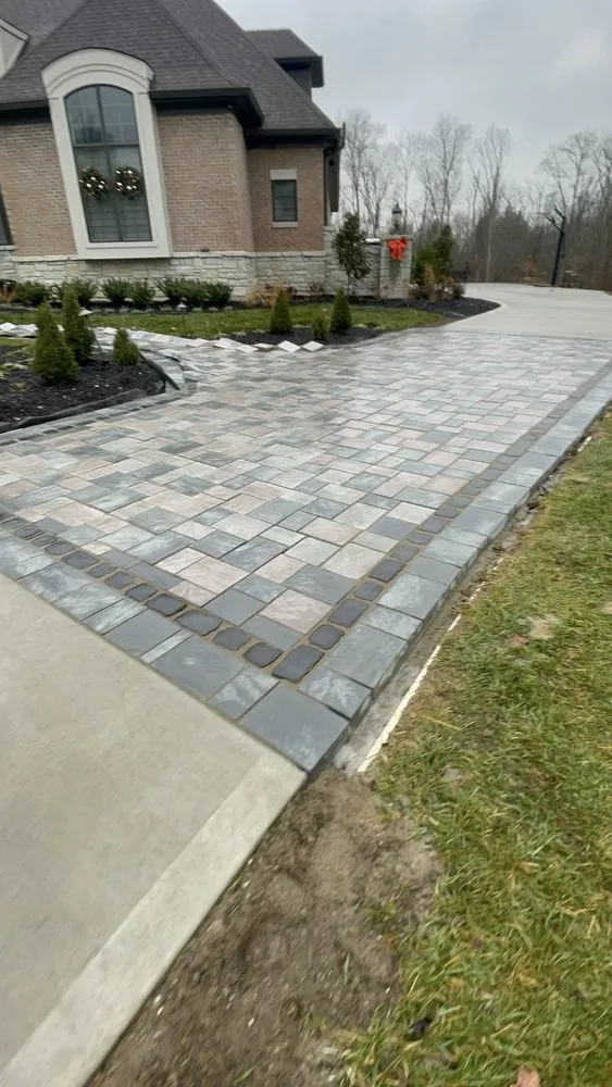 Affordable landscape design in Loveland, OH by Finer Lawn and Landscaping