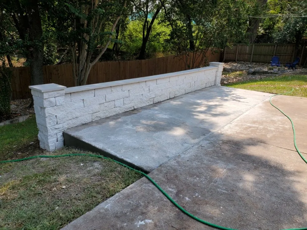 Custom yard cleanup service in Austin, TX by Finesse Landscapes & Construction
