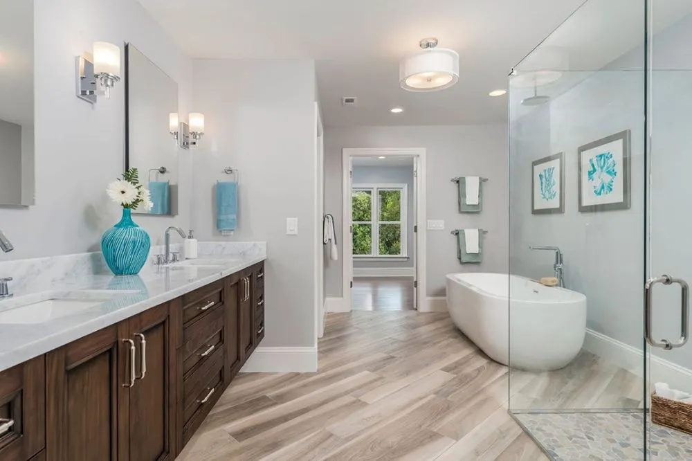 Top-rated outdoor landscaping with custom design in Novato, CA by Finest Builders