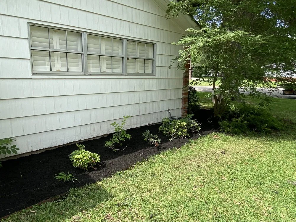 Custom landscape installation in El Campo, TX - Finex Lawn Care