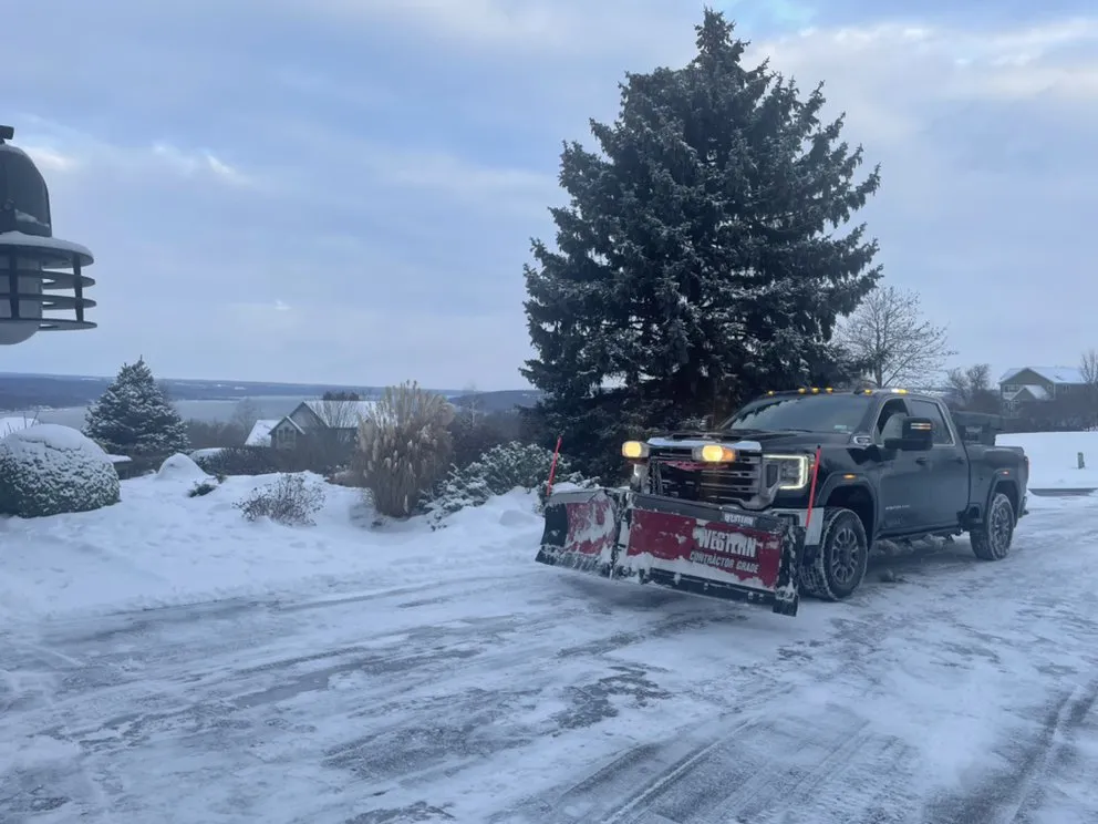 Custom landscape design in Groton, NY by Finger Lakes Lawn & Landscape