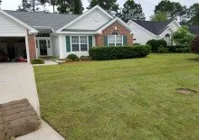 Custom yard maintenance for residential properties in Myrtle Beach, SC by Finish Cut Landscaping