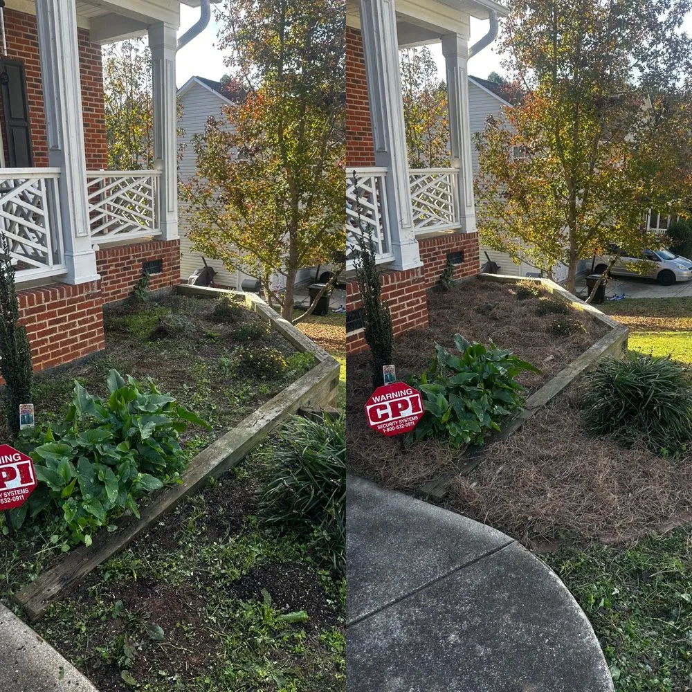 Affordable lawn mowing service for residential properties across Raleigh, NC - Finish Line Lawn Care