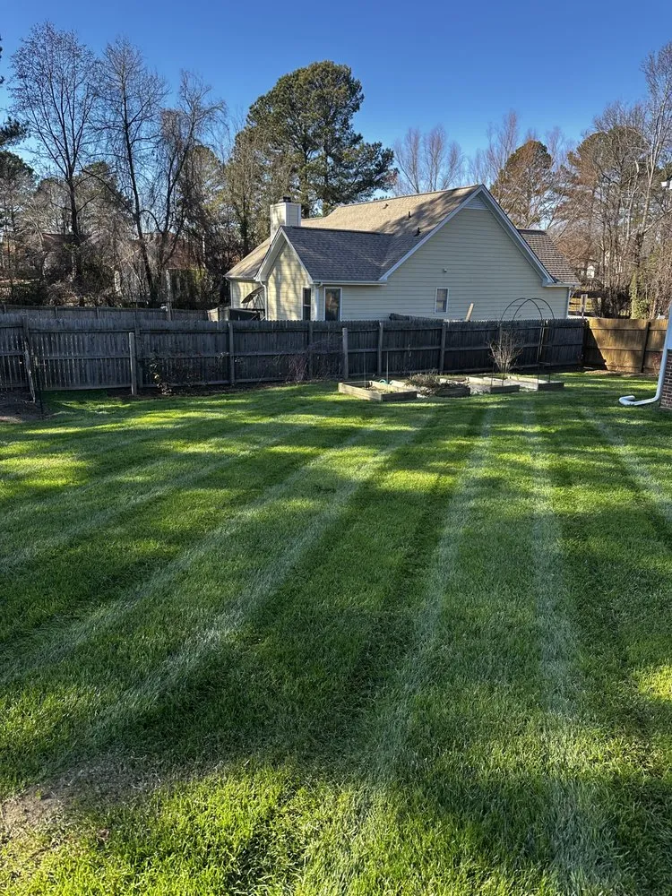Professional landscape design for residential properties across Raleigh, NC - Finish Line Lawn Care