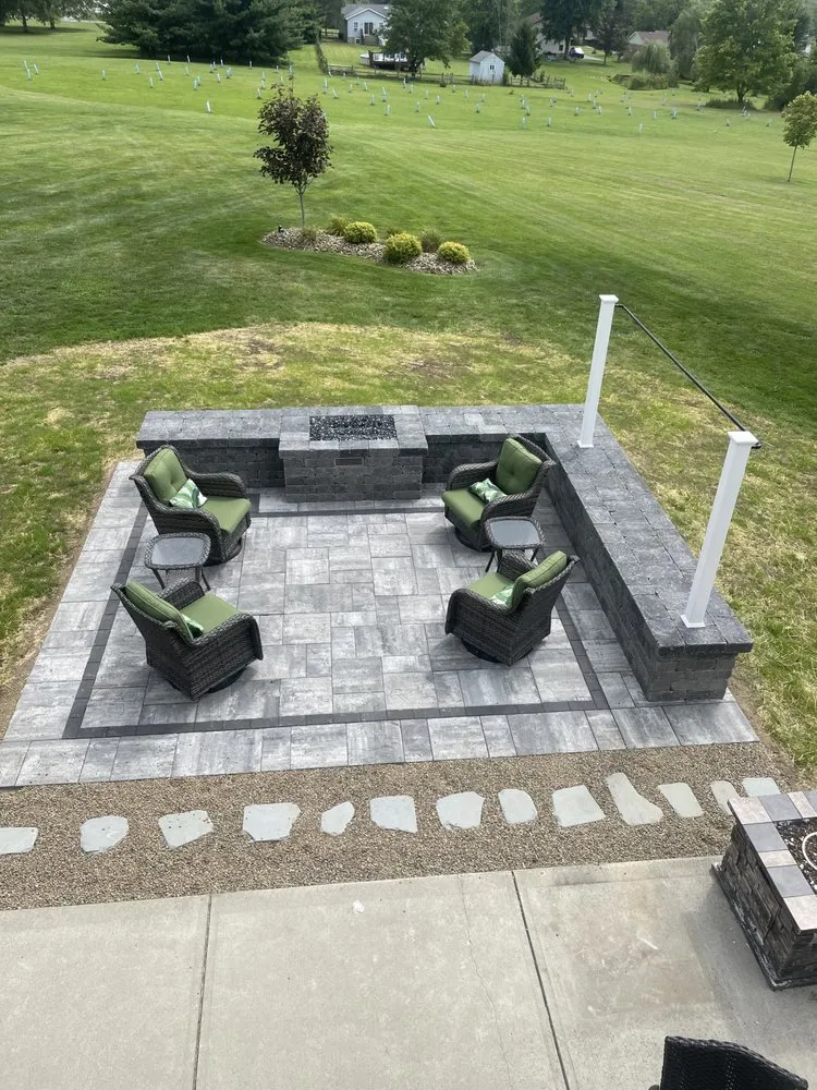 Trusted landscape installation with custom design in Fredonia, PA by Finley's Outdoor Features