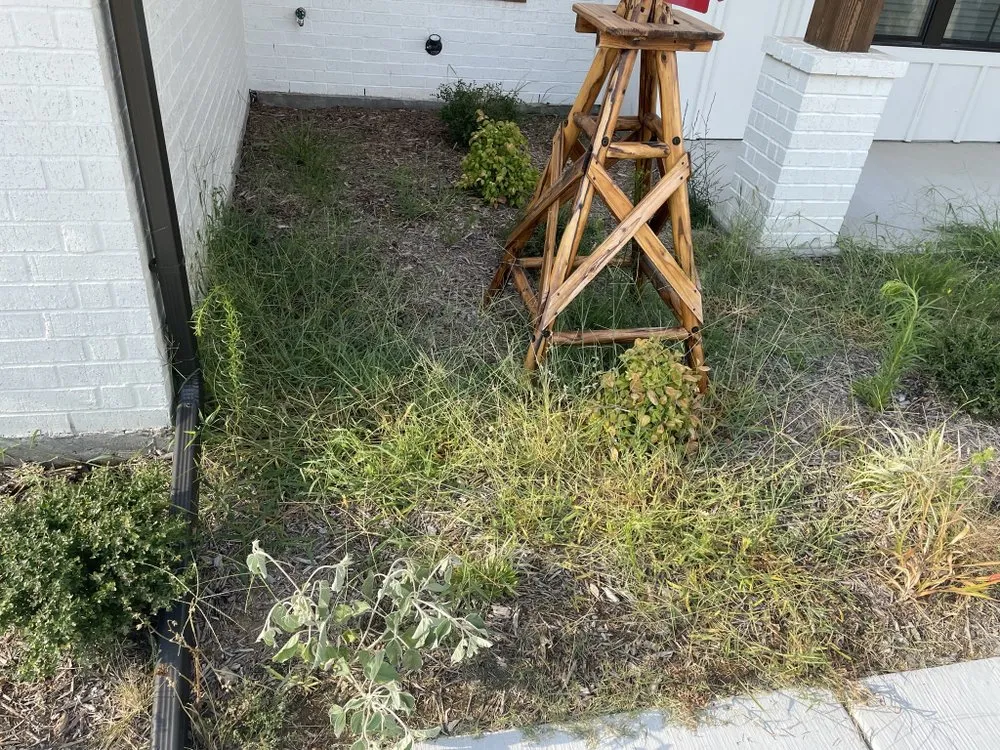 Local outdoor landscaping with custom design in Godley, TX by Finn's Lawn Care Services