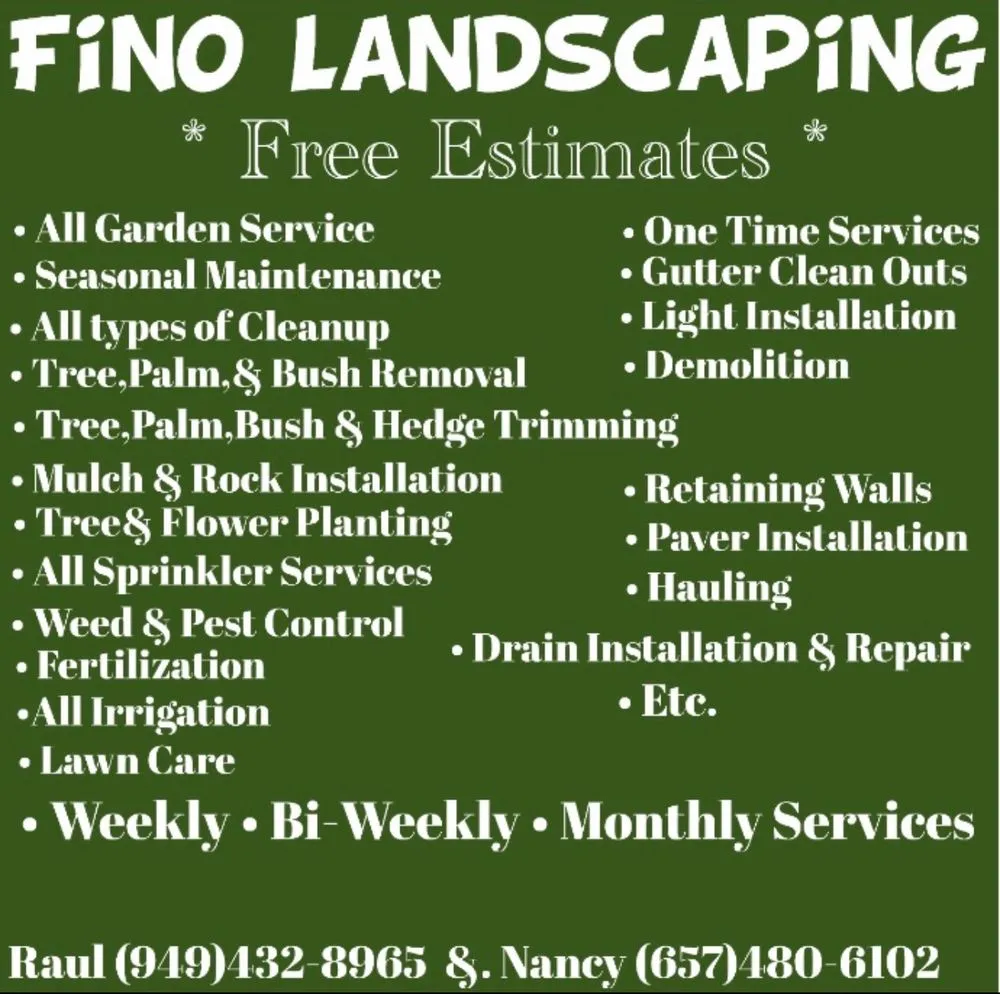 Reliable landscaping services in Anaheim, CA by Fino Landscaping