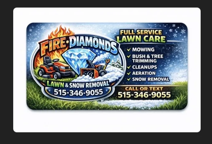 Professional lawn care service in Elkhart, IA by Fire Diamonds Lawn an Snow Removal