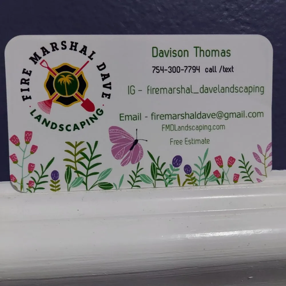 Trusted residential landscaping experts serving Miramar, FL - Fire Marshal Dave Landscaping