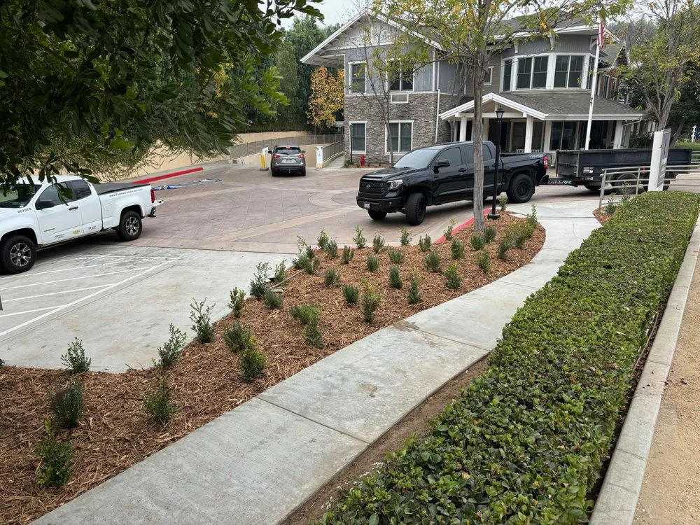 Custom garden landscaping in Victorville, CA by Fireman Design & Landscape