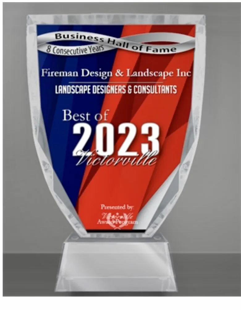 Expert outdoor landscaping in Victorville, CA by Fireman Design & Landscape