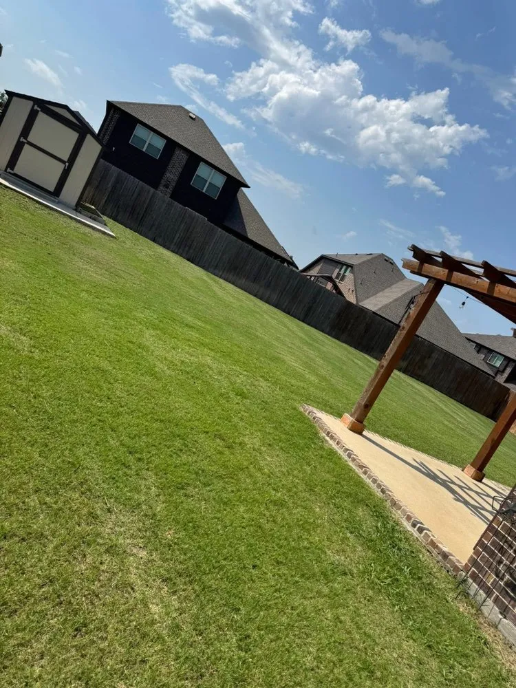 Reliable lawn mowing service for beautiful yards in Forney, TX by Firestorm Landscape and Excavation