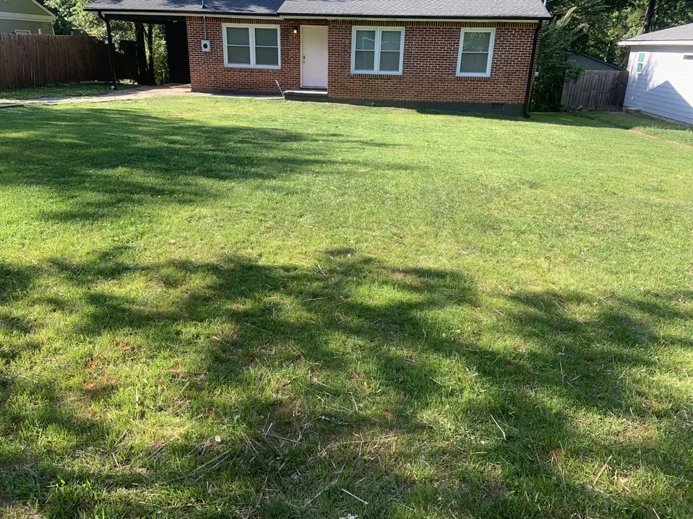 Local lawn care service with custom design in Decatur, GA by First & Goal