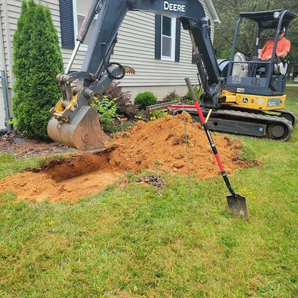 Expert landscape installation in Hickory, NC by First Call Septic & Environmental Services