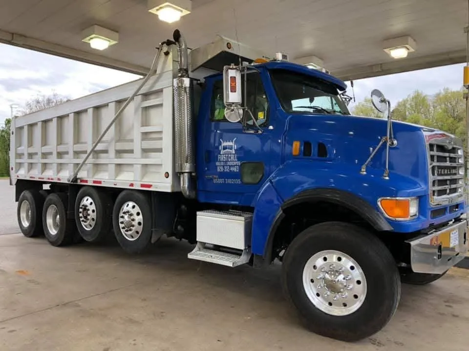 Local residential landscaping in Hickory, NC by First Call Septic & Environmental Services