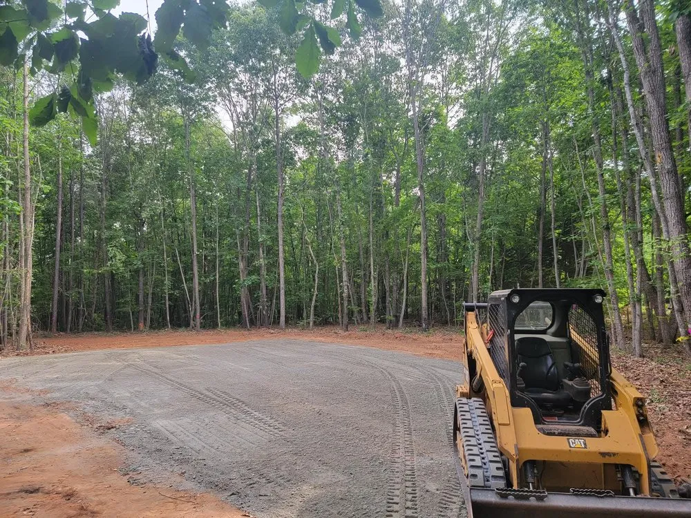 Custom landscape installation for residential properties in Hickory, NC by First Call Septic & Environmental Services