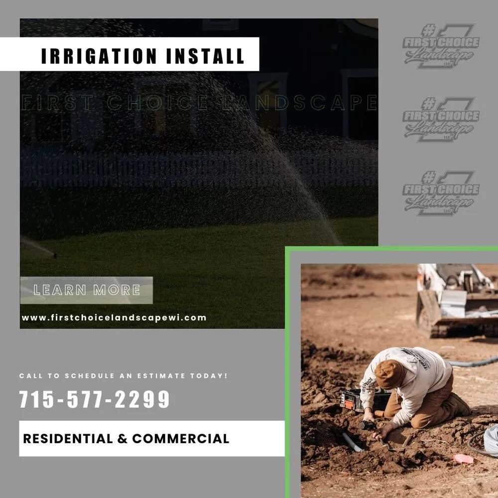 Top-rated landscape installation with custom design across Chippewa Falls, WI - First Choice Landscape