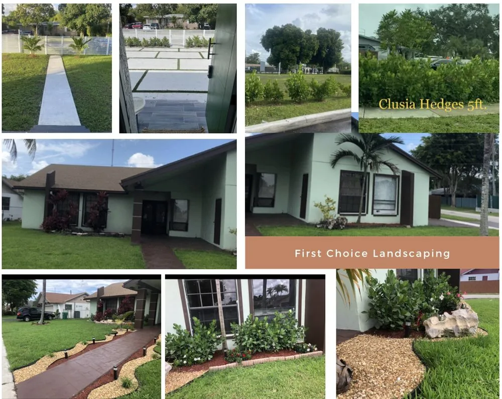 Trusted yard maintenance experts serving Biscayne Park, FL - First choice landscaping