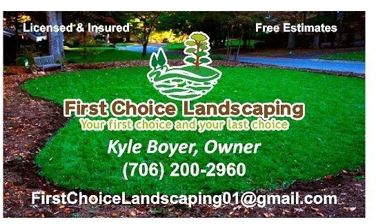 Local landscaping services in Cherry Log, GA - First Choice Landscaping