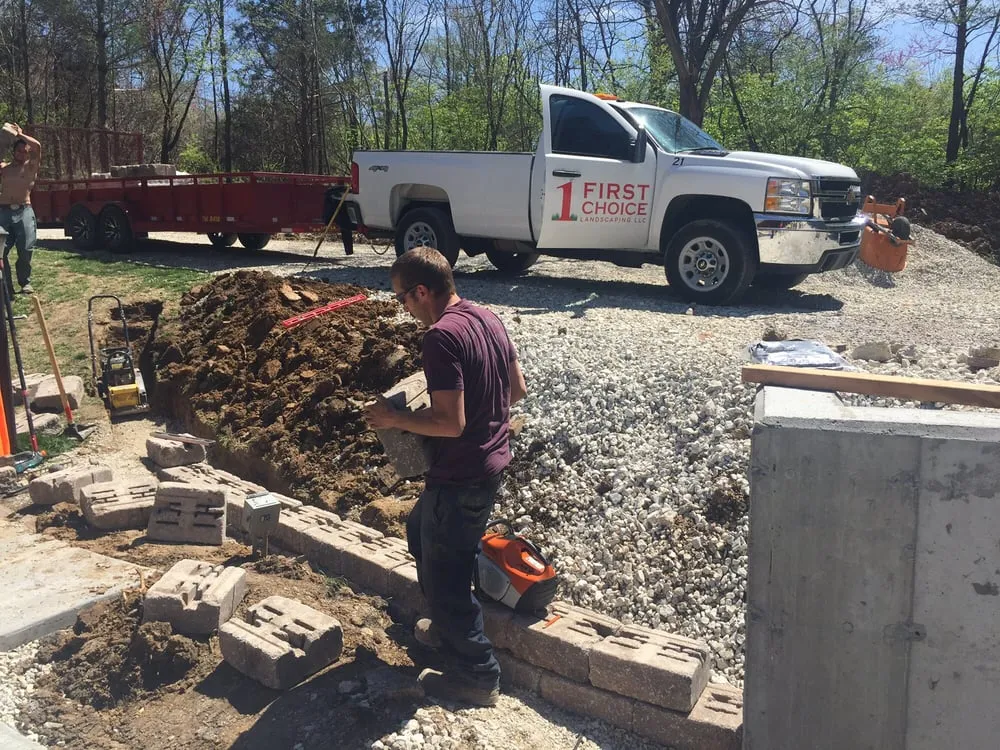 Custom yard cleanup service in Labadie, MO - First Choice Landscaping