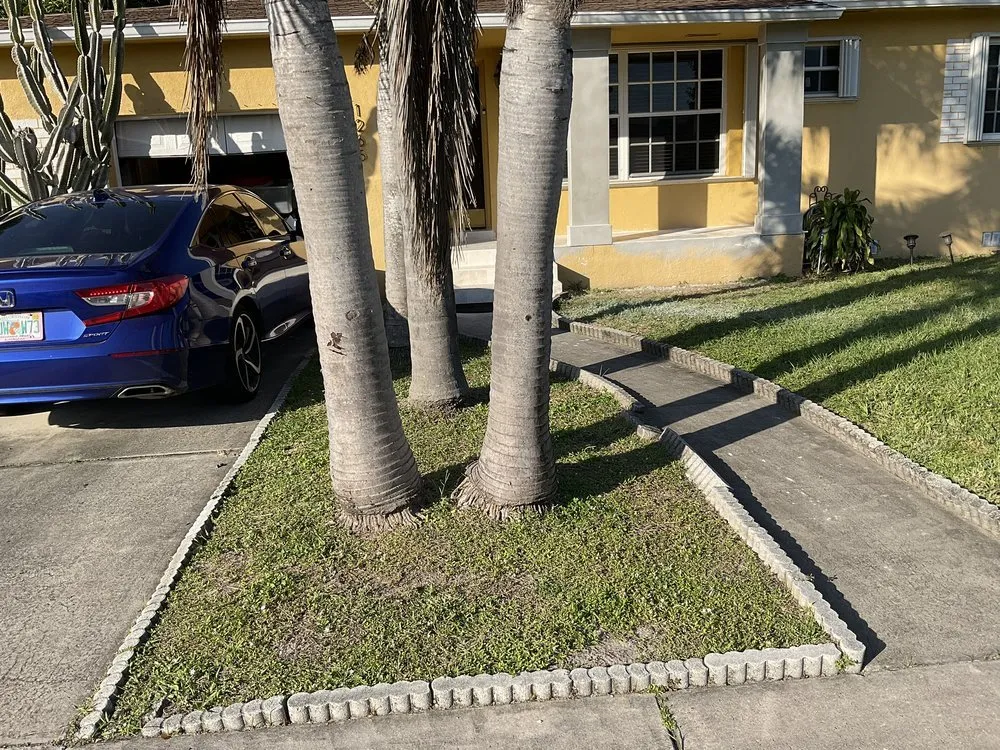 Custom landscape installation in Miami Shores, FL - First Choice Landscaping